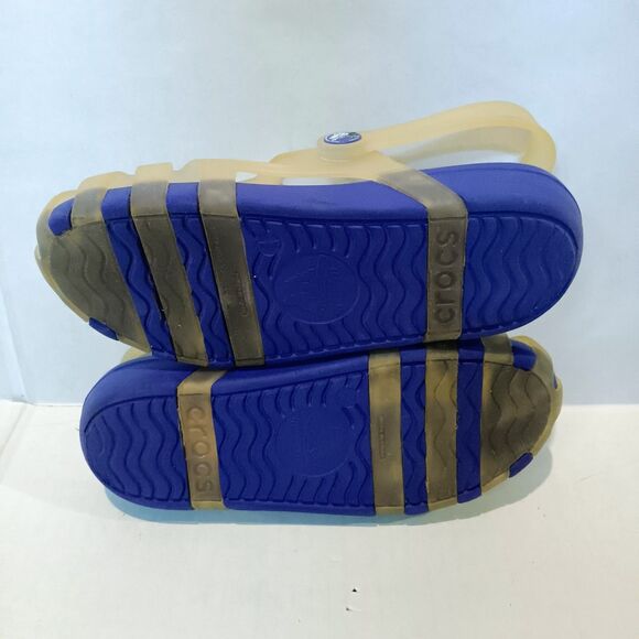 Crocs Chameleons Shirley Mary Janes Shoes-Size 3-Color Changing-Jelly-Purple - Picture 8 of 10